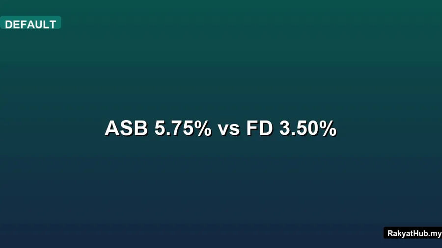 ASB 5.75% vs FD 3.50%