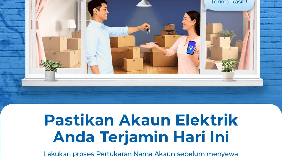 Cara Setel Bil TNB Bila Pindah Keluar Rumah Sewa