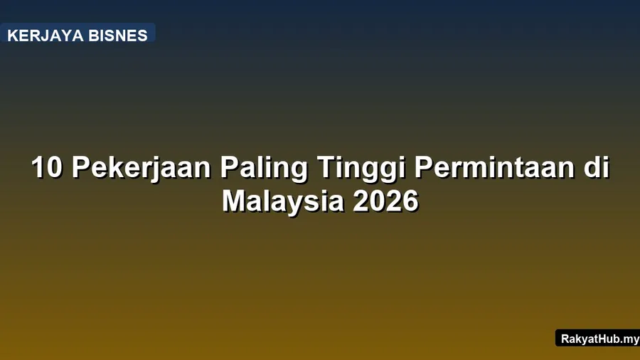 10 Pekerjaan Paling Tinggi Permintaan di