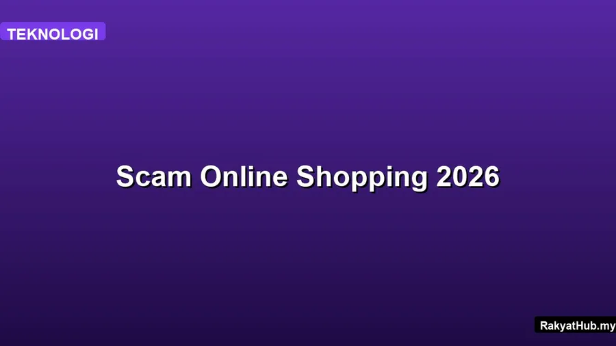 Scam Online Shopping 2026