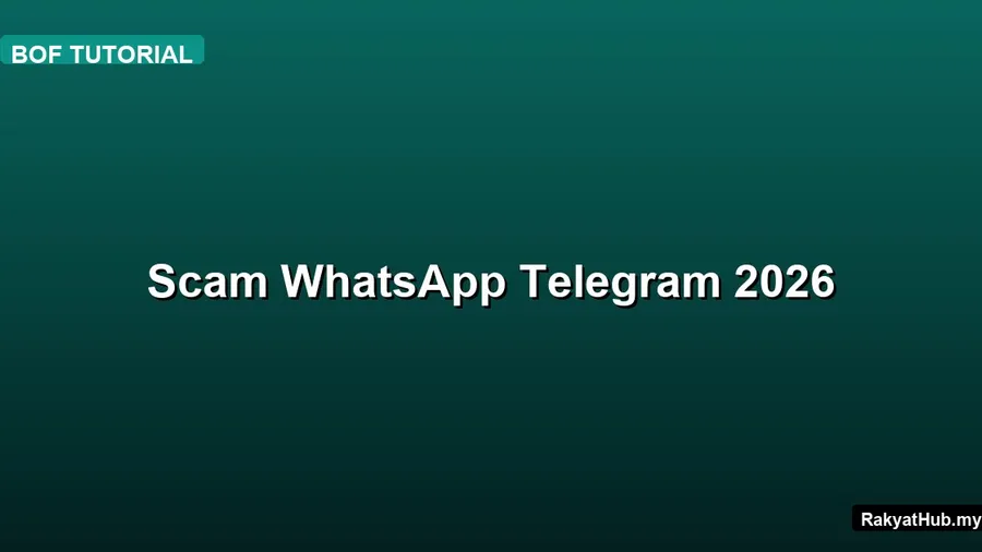 Scam WhatsApp Telegram 2026