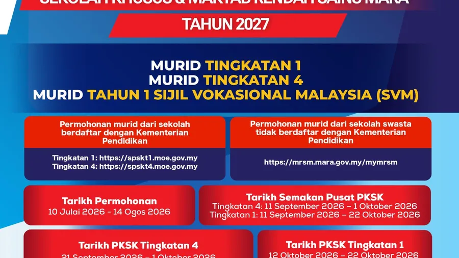 Semakan Pusat PKSK & MRSM 2027